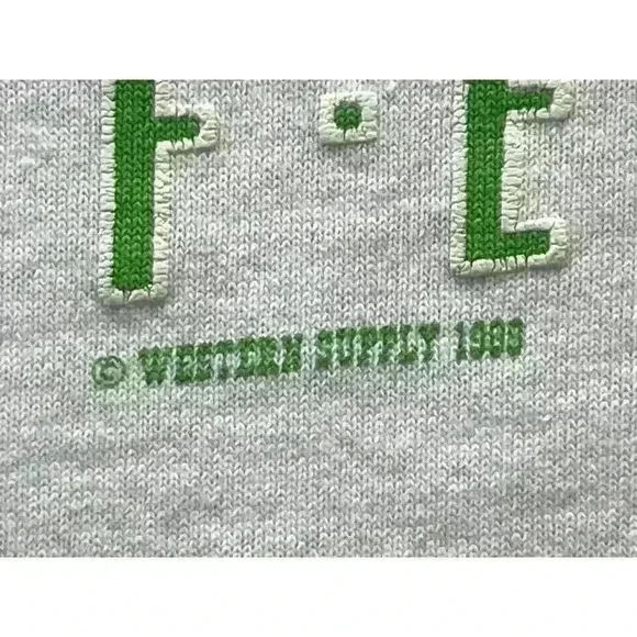 Vintage 1989 White Las Vegas Beach Life Palm Trees Graphic Single Stitch USA XL - Picture 4 of 11